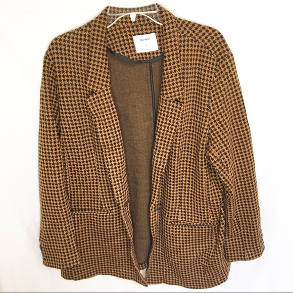 old navy houndstooth blazer